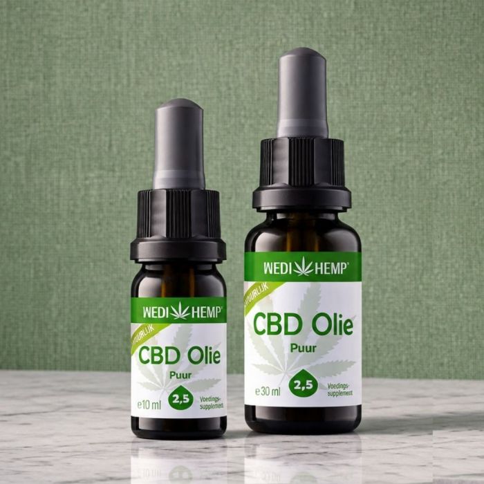 CBD Oil Pure (Wedihemp) 2,5% main product photo