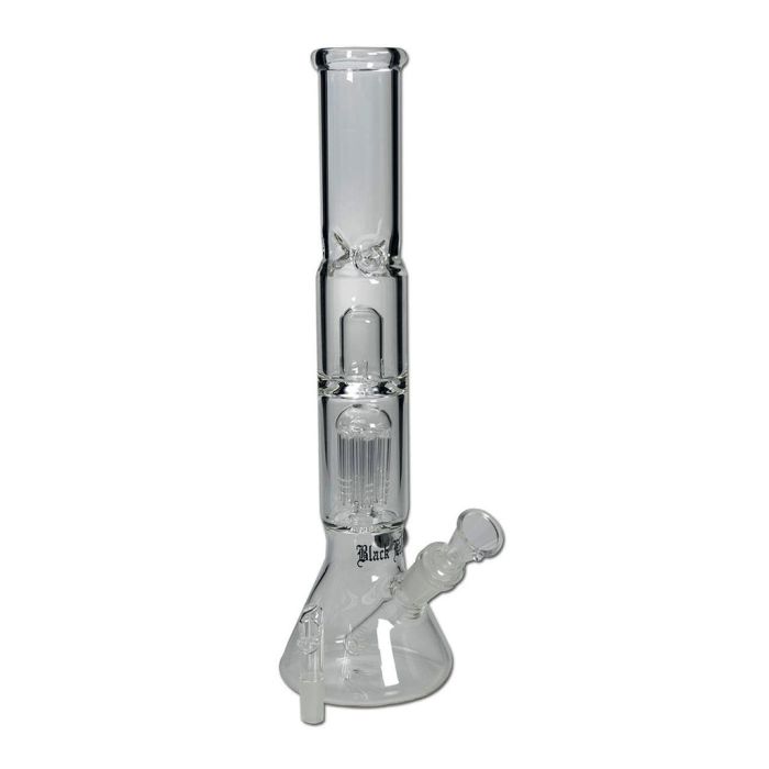 Glass Weed & Dab Bong Ice (Black Leaf) 2 in 1 main product photo