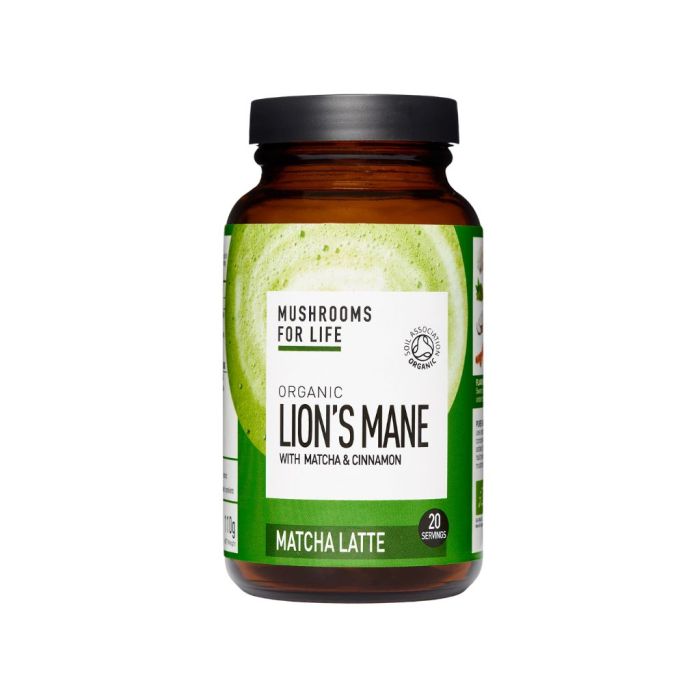 Lion's Mane Matcha Latte Organic (Mushrooms For Life) 110 grams main product photo