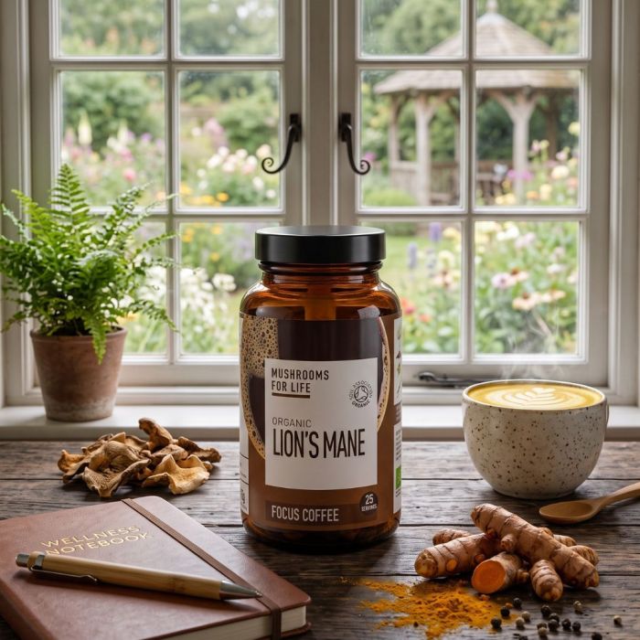 Lion’s Mane - Focus Mushroom Coffee (Mushrooms For Life) 75 grams main product photo