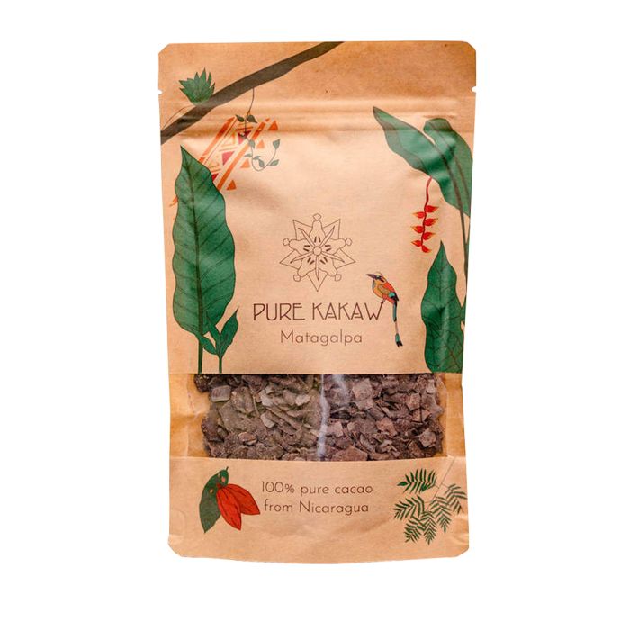 Matagalpa Cacao Flakes Raw Nicaragua Ceremonial Grade (Pure Kakaw) 125 grams main product photo