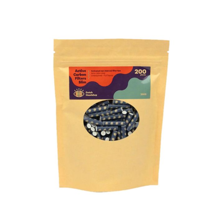 Activated carbon filters Slim (Dutch-Headshop) 6mm 200 pieces main product photo