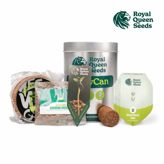iGrowCan Growing Kit - Autoflower (Royal Queen Seeds) main product photo