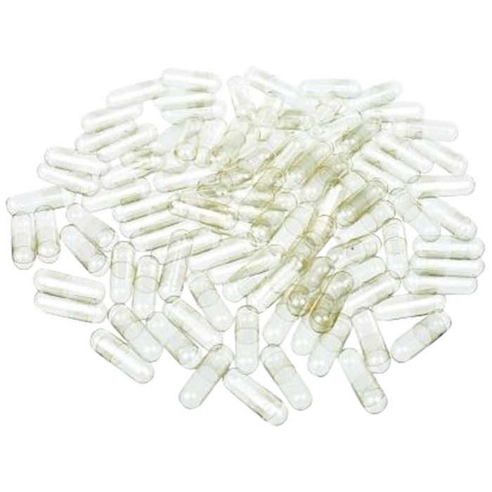 Capsules empty vegetarian 100 caps (size 0: ~500 mg) main product photo