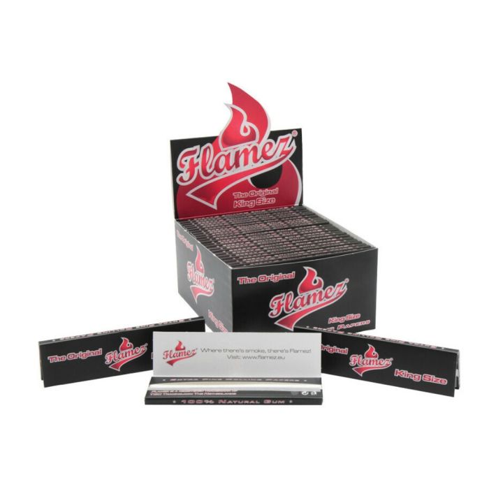 Flamez Black Rolling Papers | King-Size main product photo