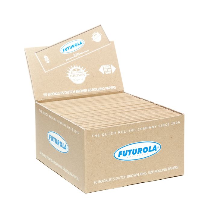 Futurola Brown Smoking Papers | King-Size main product photo
