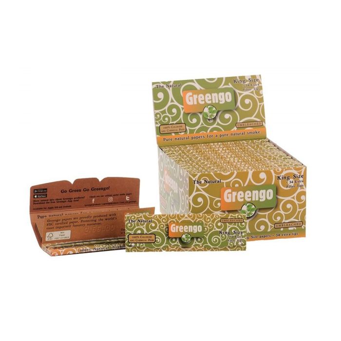 Greengo Rolling Papers and Filter Tips | King-Size main product photo