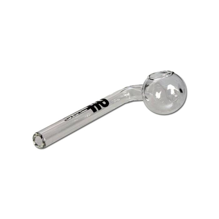 Glass Dabbing / DMT pipe (Black Leaf) 12 cm main product photo