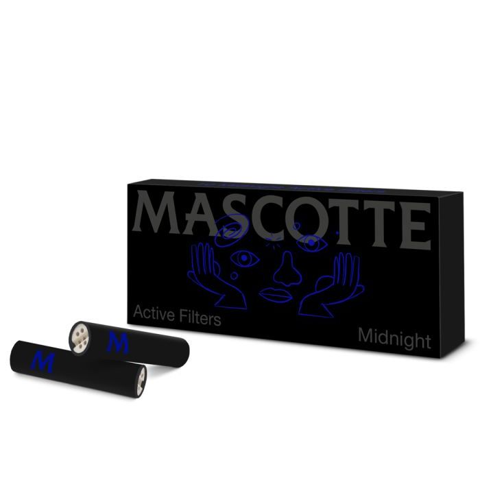 Active Slim Filters Black 6 mm (Mascotte) 10 pieces main product photo