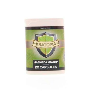 Kratom Capsules Maeng Da (Kratopia) 20 pieces