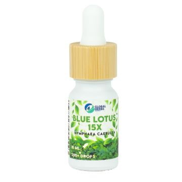 Blue Lotus [Nymphaea caerulea] 15x Tincture (Global Herbs) 10 ml