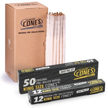 Cones King-Size Pre Rolled Joint Sleeves (Mountain High) 109 mm