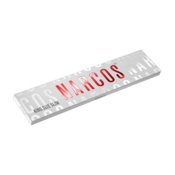 Narcos White Rolling Papers | King-Size Slim