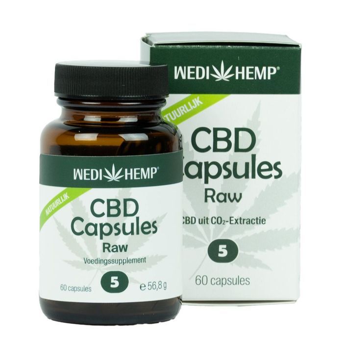 CBD Capsules Raw (Wedihemp) 5% 27 mg 60 caps main product photo