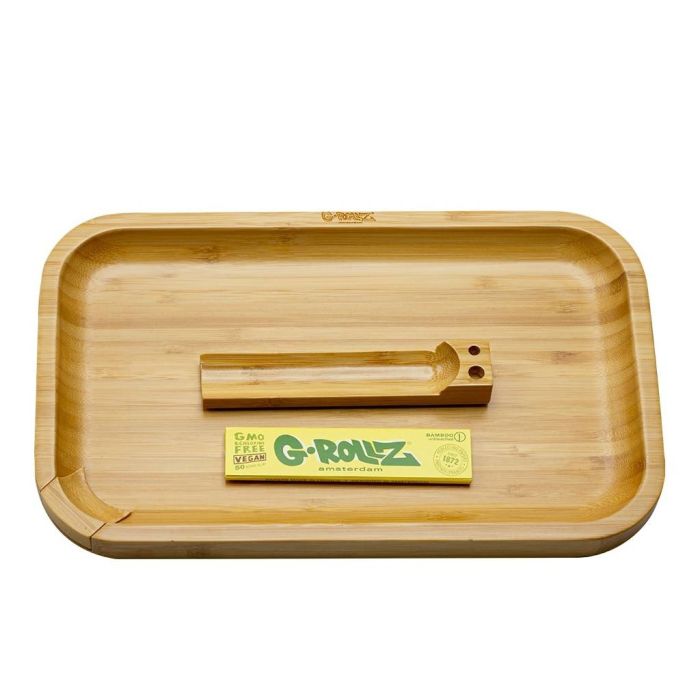 Wooden Rolling Tray Classic (G-Rollz) 28 x 17 cm