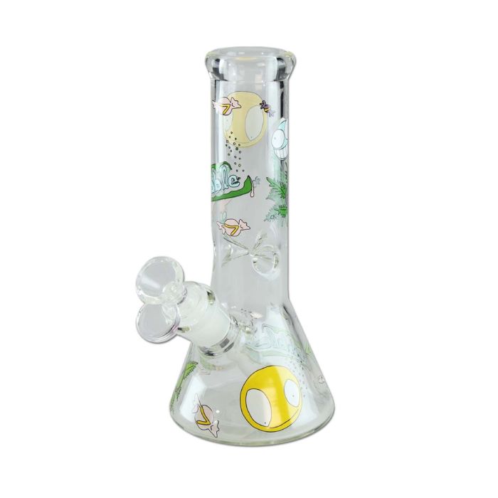 Glass Mini Bong Freaky Bubbles Flask
