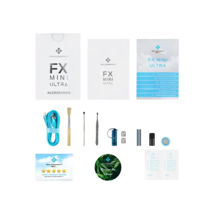 WOLKENKRAFT FX MINI (ULTRA) | Cápsulas Dosificadoras ÄRiS (ULTRA) Para Extractos De Acero Inoxidable | Juego De 5 Unidades | Accesorios Originales Para Vaporizadores WOLKENKRAFT FX MINI (ULTRA) Y ÄRiS
