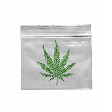Zip Lock Bags 60 x 80 transparent with leaf (0.05mm)