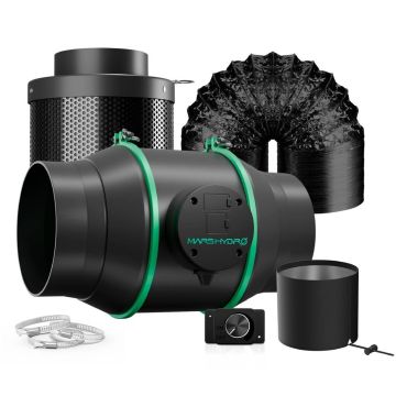 Extraction & Filter Kit (Mars Hydro) 100mm iFresh Combo Set
