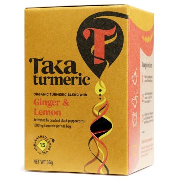 Turmeric Tea Golden Ginger (Taka Turmeric) 15 sachets