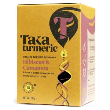 Turmeric Tea Golden Hibiscus (Taka Turmeric) 15 sachets