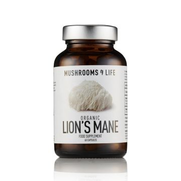 Lion’s Mane [Hericium erinaceus] Organic (Mushrooms4Life) 60 capsules