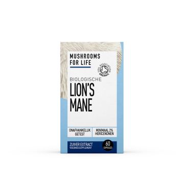 Lion’s Mane [Hericium erinaceus] Organic (Mushrooms4Life) 60 capsules