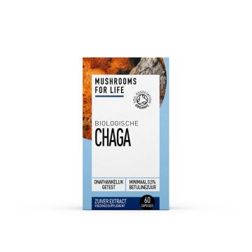Chaga [Inonotus obliquus] Organic (Mushrooms For Life) 60 capsules