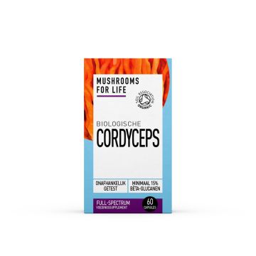 Cordyceps [Ophiocordyceps sinensis] Organic (Mushrooms For Life) 60 capsules