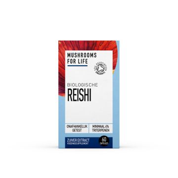 Reishi [Ganoderma lucidum] Organic (Mushrooms For Life) 60 capsules