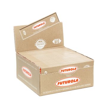 Futurola Brown Smoking Paper | King-Size Slim