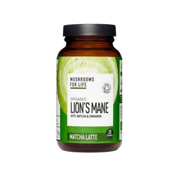 Lion's Mane Matcha Latte Organic (Mushrooms For Life) 110 grams
