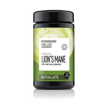 Lion's Mane Matcha Latte Organic (Mushrooms For Life) 110 grams