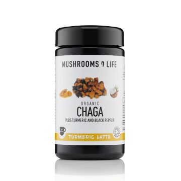 Chaga Turmeric Latte Organic (Mushrooms4Life) 120 grams