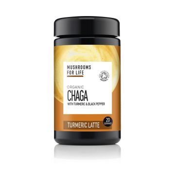 Chaga Turmeric Latte Organic (Mushrooms4Life) 120 grams
