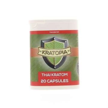 Kratom Capsules Thai (Kratopia) 20 pieces