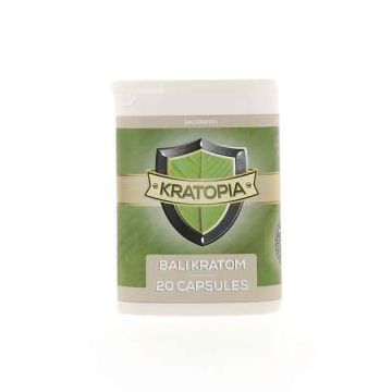 Kratom Capsules Bali (Kratopia) 20 pieces