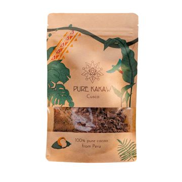 Cusco Cacao Flakes Raw Peru Ceremonial Grade (Pure Kakaw) 125 grams