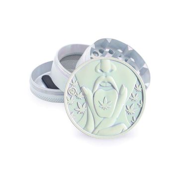 Aluminum Grinder 4 parts | 420-Girl (Fire-Flow) 50 mm