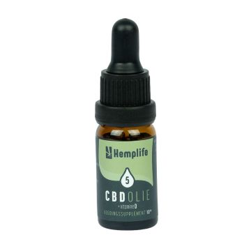 CBD oil 5% with vitamin D (Hemplife) 10 ml