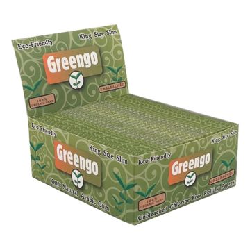 Greengo Hemp rolling Papers | King-Size Slim 