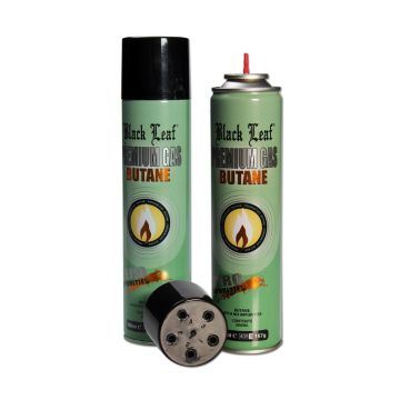 Butane Gas Zero Impurities (Black Leaf) 300 ml