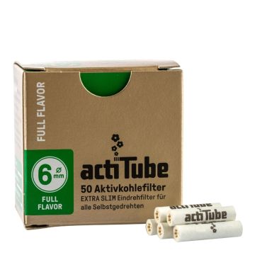 Active Carbon Filters Extra Slim 6 x 27 mm (actiTube)