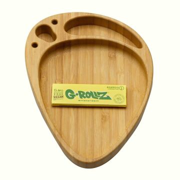 Bamboo Rolling Tray Palette (G-Rollz) 19 x 14 cml