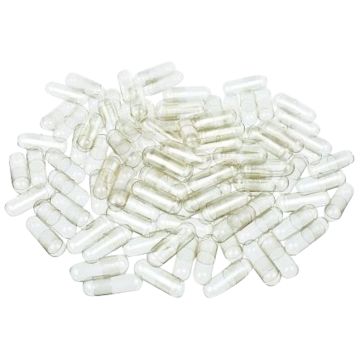 Capsules empty vegetarian 100 caps (size 1: ~400 mg)