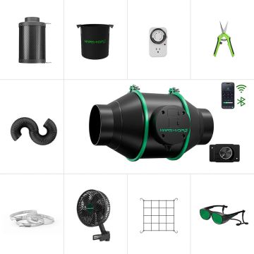 Extraction & Filter Kit (Mars Hydro) 100mm iFresh Complete Fan Kit