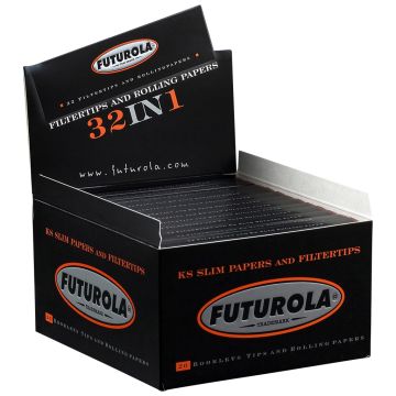 Futurola Smoking Papers and Filter Tips | King-Size Slim