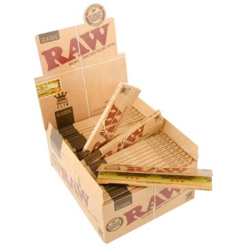 RAW Classic Papers Unbleached | King-Size Slim