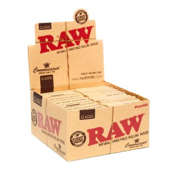 RAW Connoisseur Classic Papers and Tips | King-Size Slim