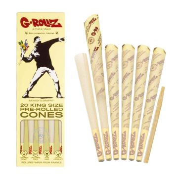 Cones King-Size | Organic Hemp Extra Thin (G-Rollz)